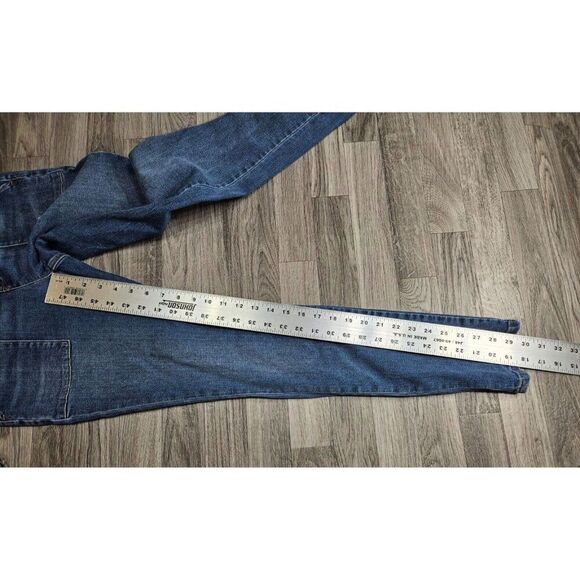 (3/$35) Chaps Womens Size 8 Skinny Slim Leg Madden Pockets Denim Blue Jeans - Picture 9 of 11